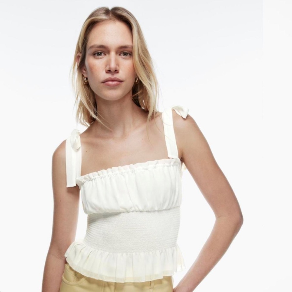 Aritzia Wilfred Ballad Camisole Light Birch XS